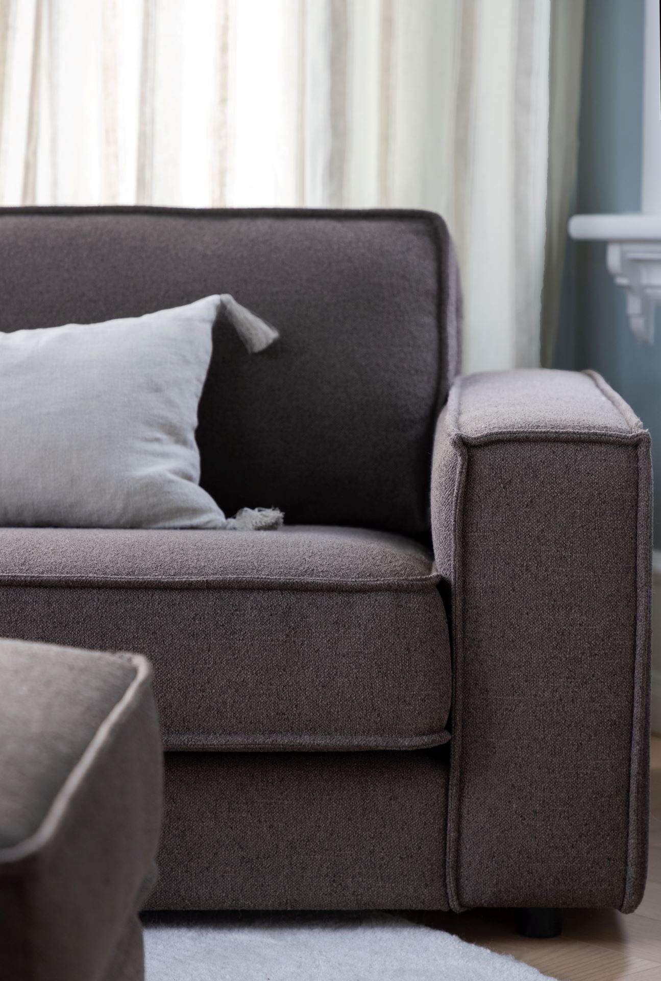 3 seter sofa brun - 3