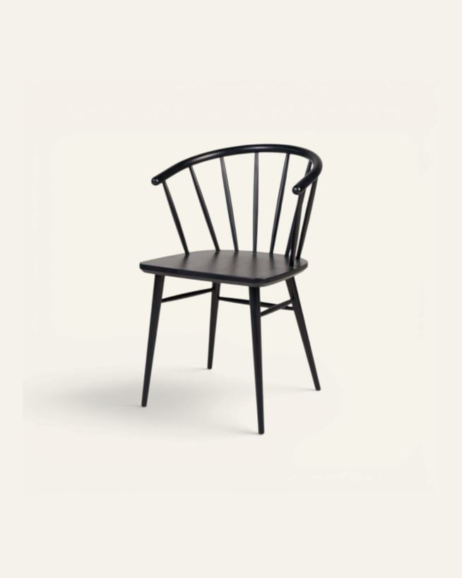 Spisestuestol svart - 53x53x81 cm svart - 1