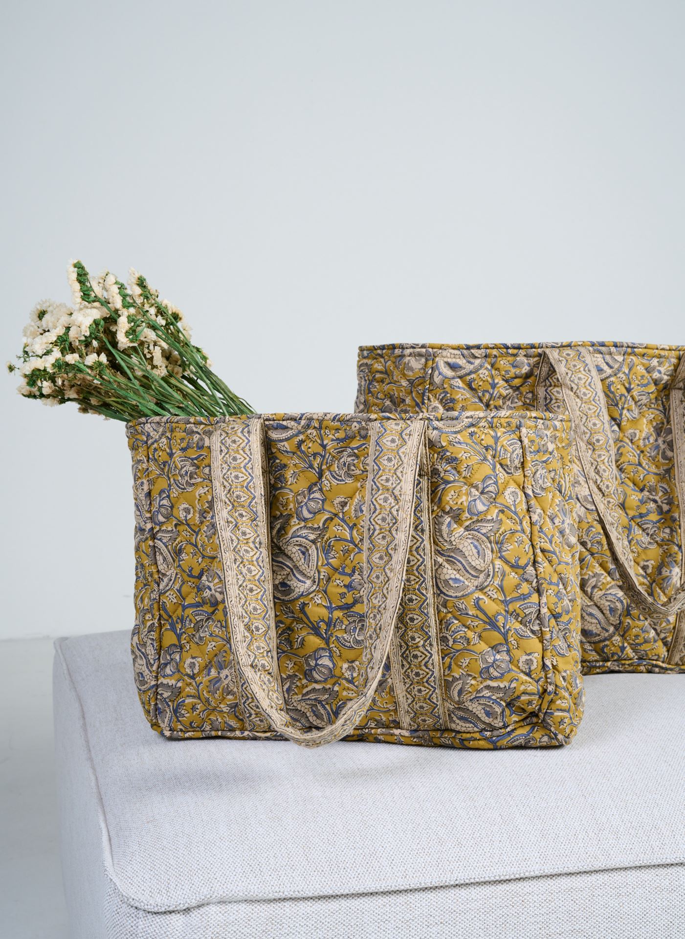 Amilia Indie liten tote bag oker - Kid