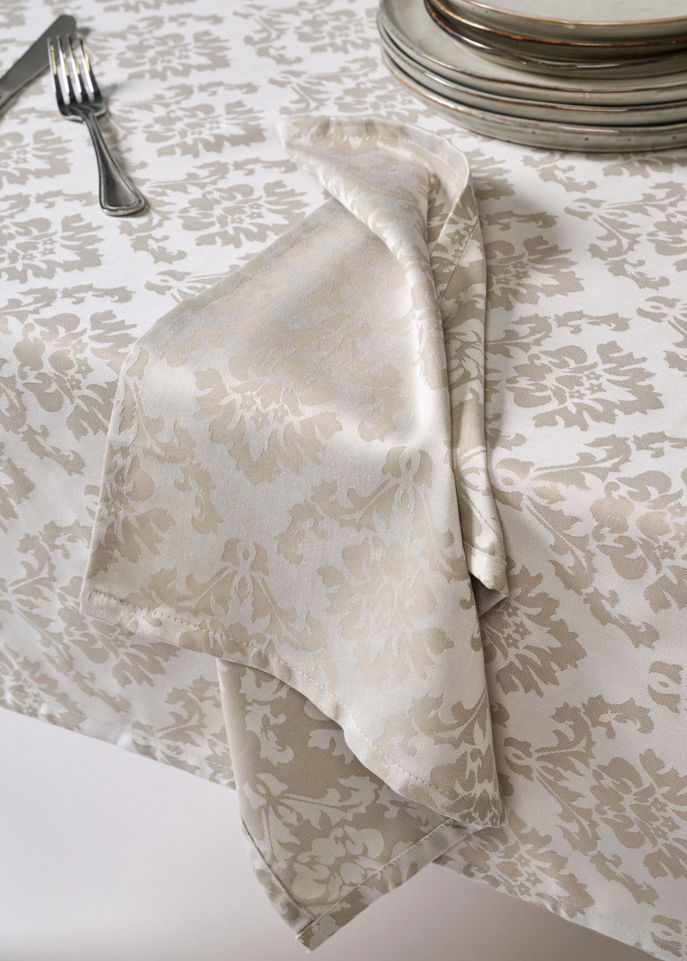 Belagt duk beige - 7