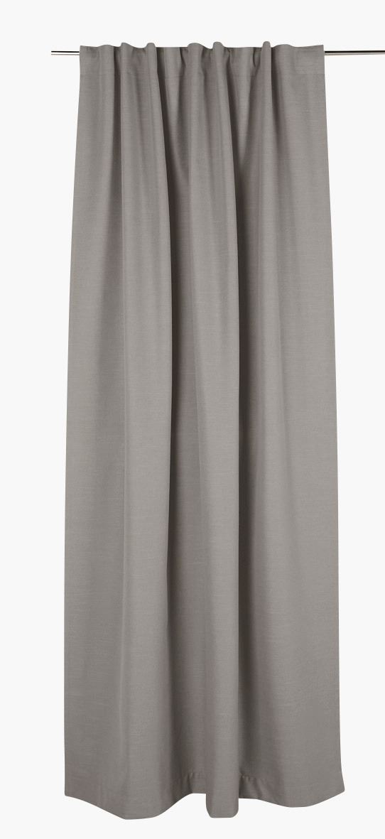 Lystett gardin grå - 140x240 cm grå - 1