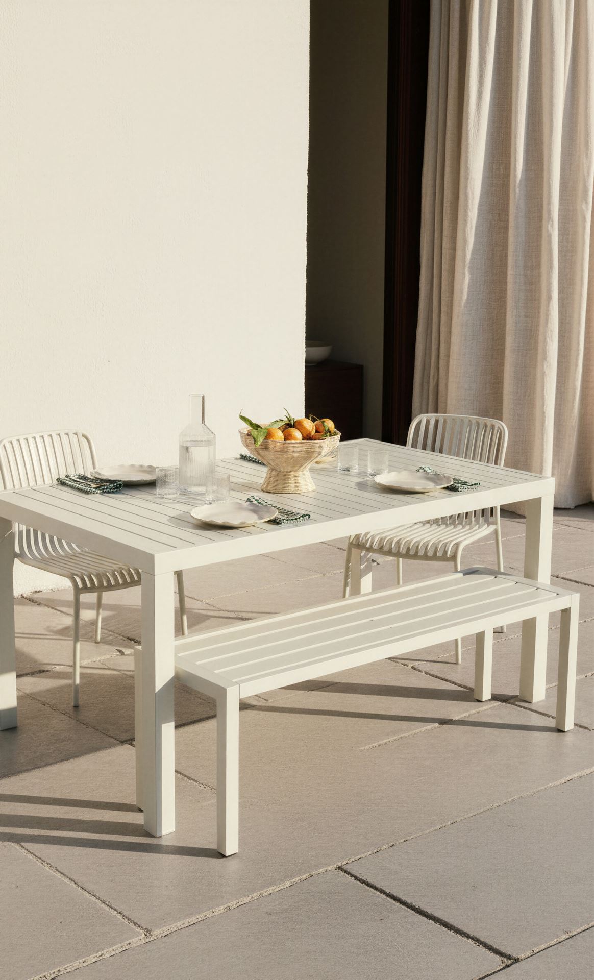 Hagebenk offwhite - 2