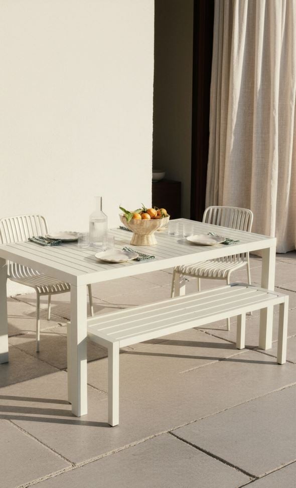 Hagebenk offwhite - 2