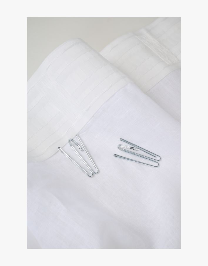 Ekstra bred lingardin hvit - 240x250 cm hvit - 1