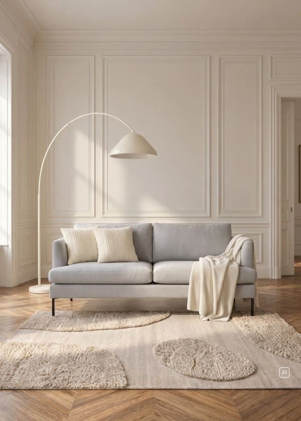 3 seter sofa beige - 5