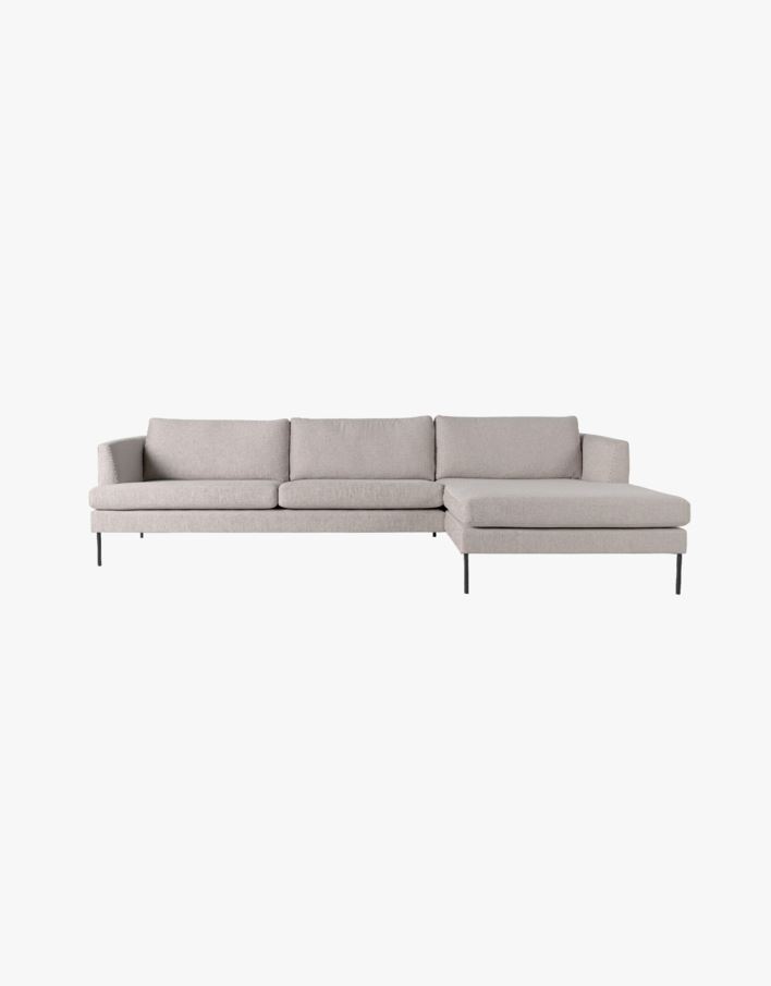 Sofa sjeselong høyre beige - 300x156x80 cm beige - 1