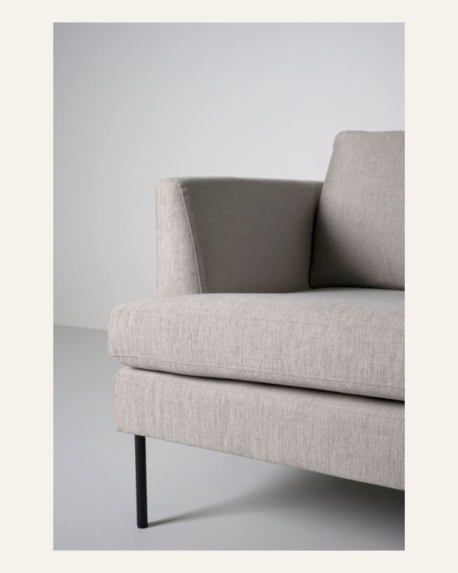 Sofa sjeselong høyre beige - 300x156x80 cm beige - 1