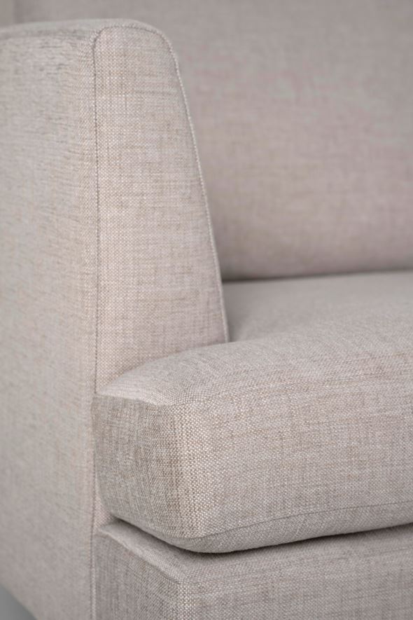 Sofa sjeselong høyre beige - 9