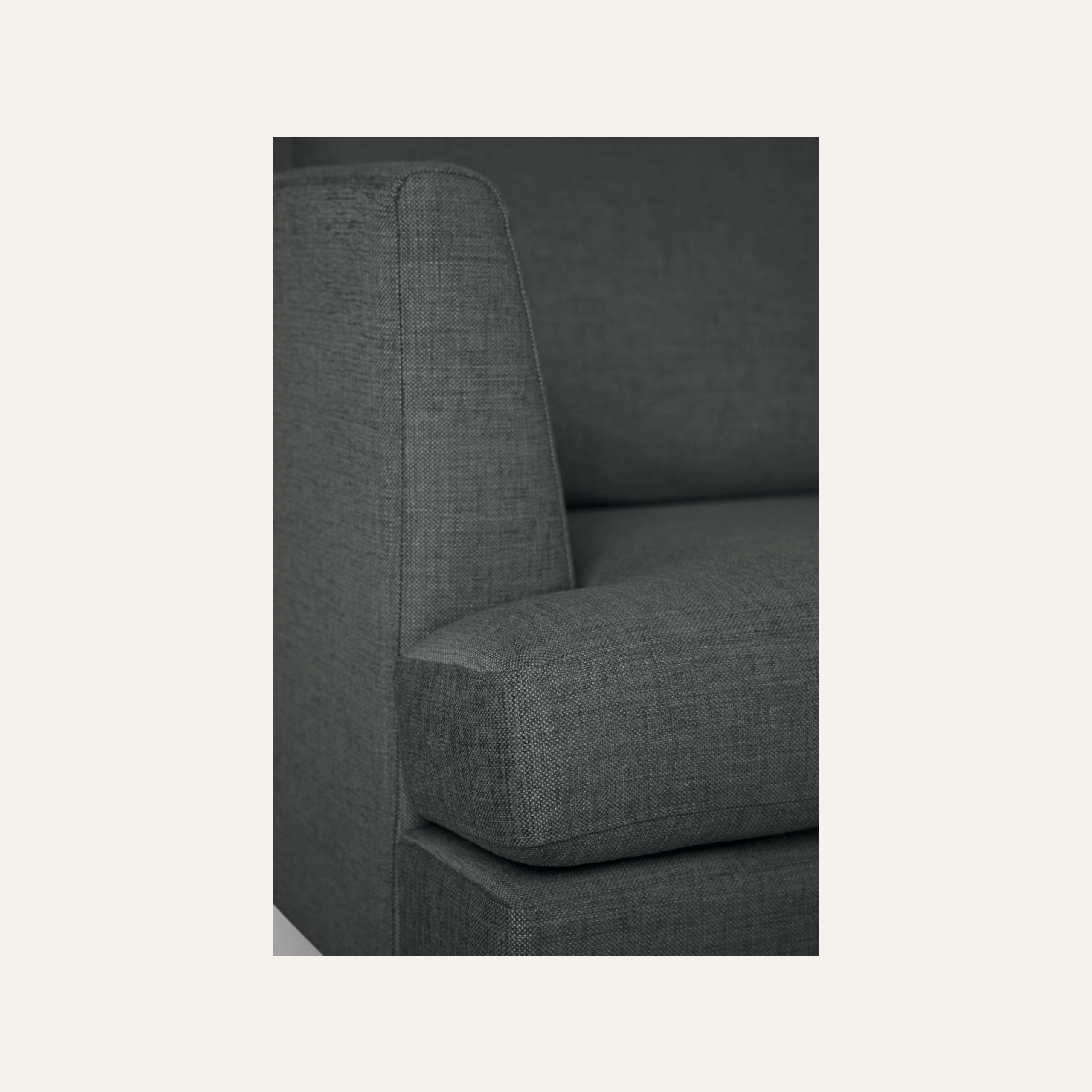 Sofa åpen ende venstre grå - 2