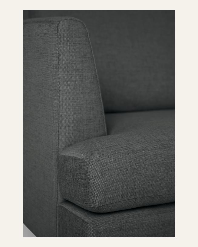 Sofa åpen ende høyre grå - 269x220x80 cm grå - 1
