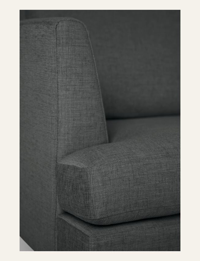 Sofa åpen ende venstre grå - 2