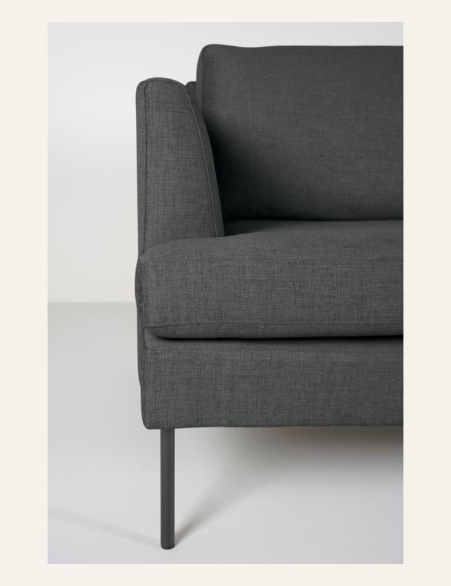 Sofa åpen ende venstre grå - 4