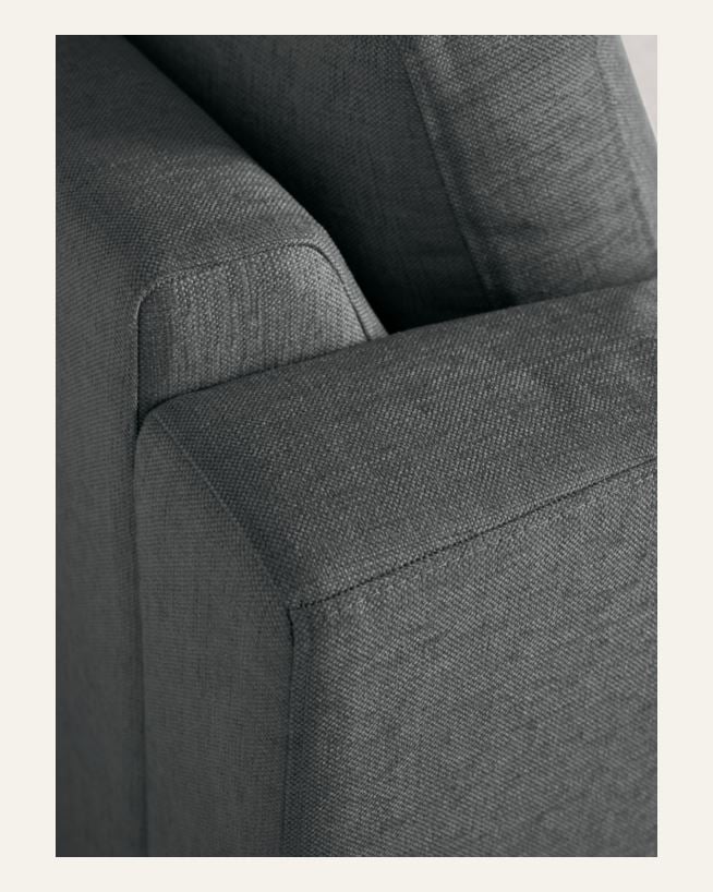 Sofa sjeselong høyre grå - 300x156x80 cm grå - 1