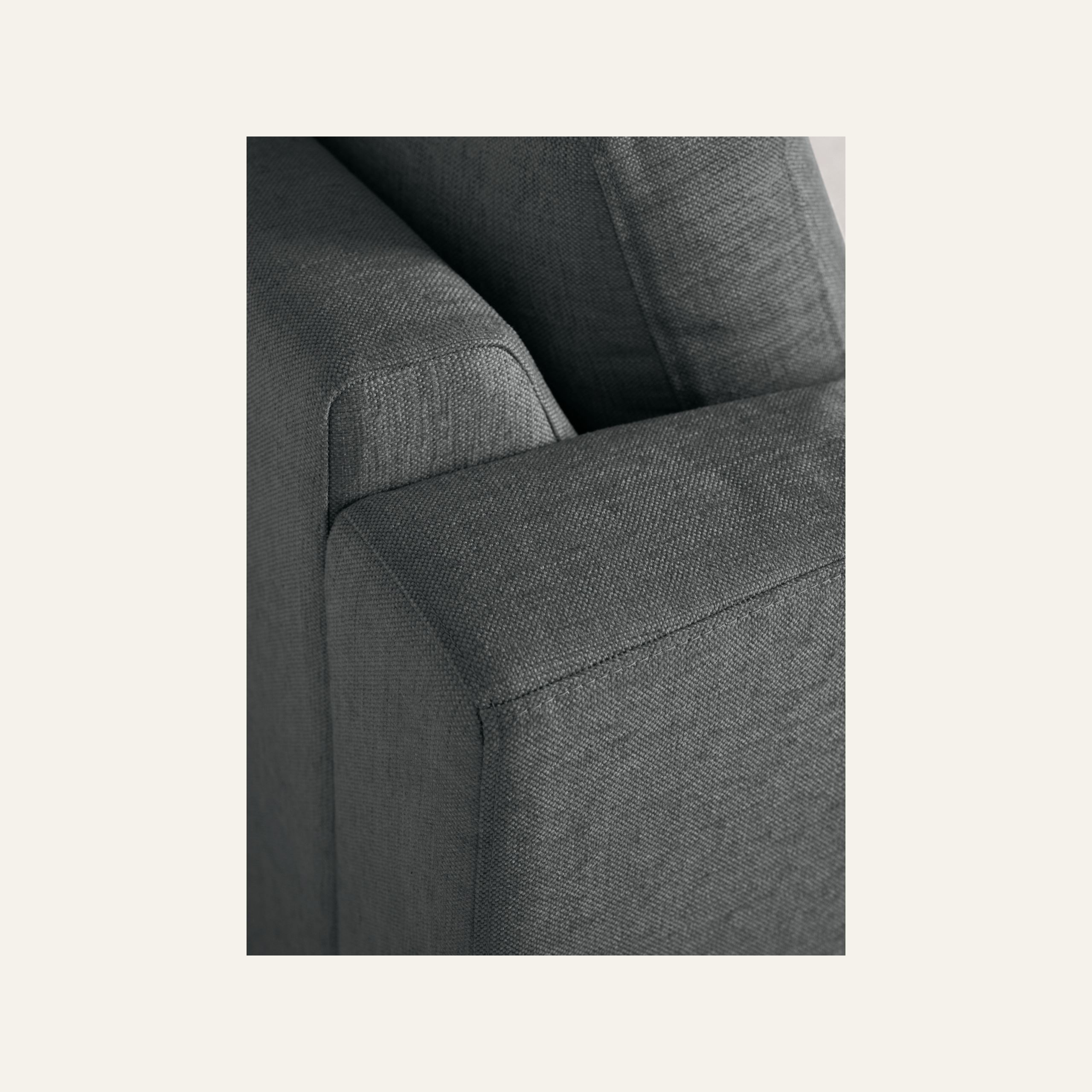 Sofa åpen ende høyre grå - 6