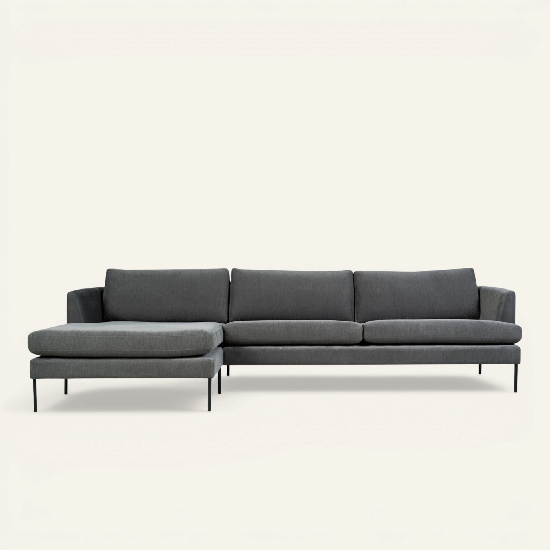 Sofa sjeselong venstre beige - 300x156x80 cm beige - 1
