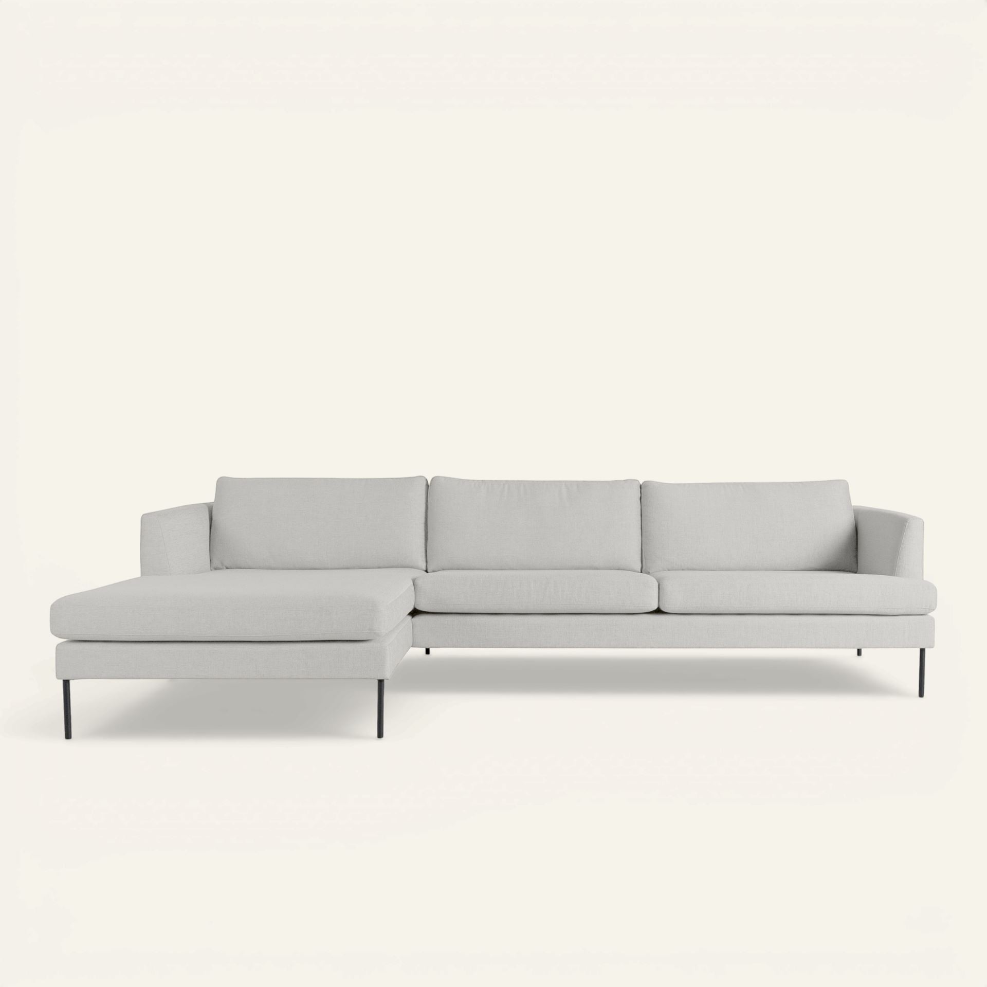 Sofa sjeselong venstre grå - 300x156x80 cm grå - 1