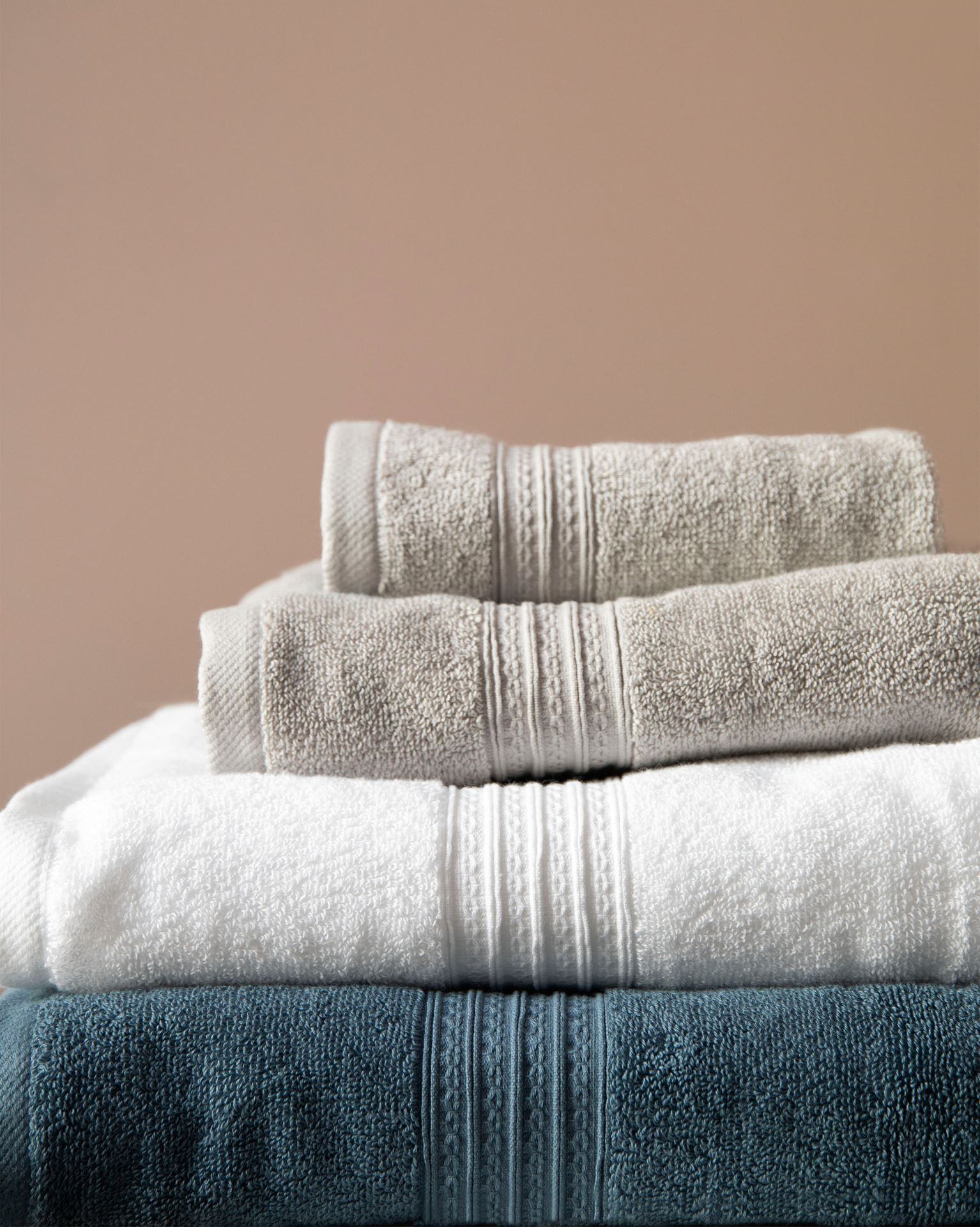 Håndkle lys grå - 3