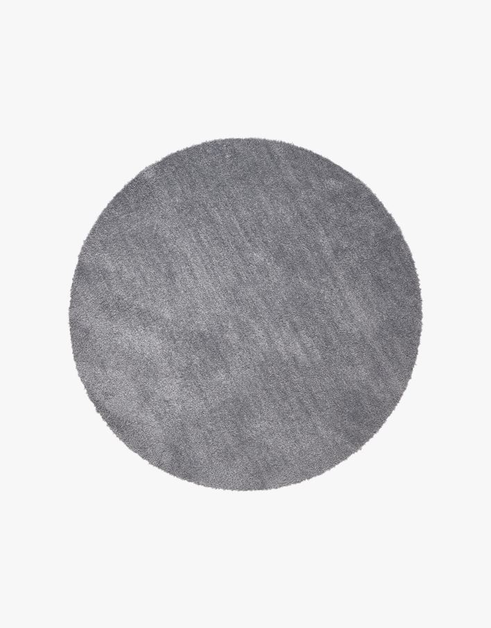 Teppe grå - ø 200 cm grå - 1