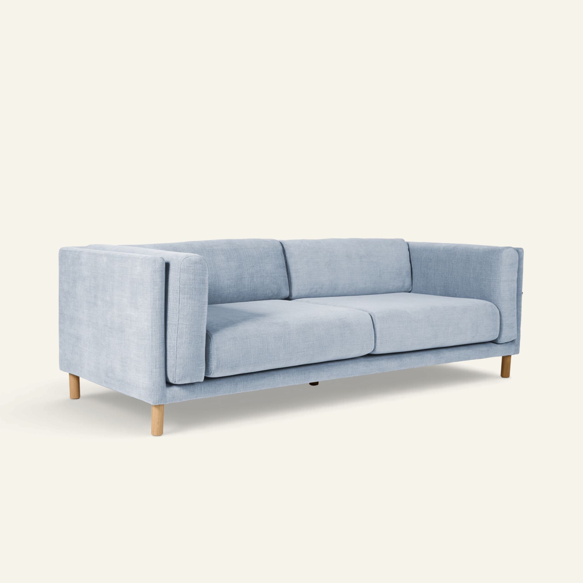 3 seter sofa gråblå - 3