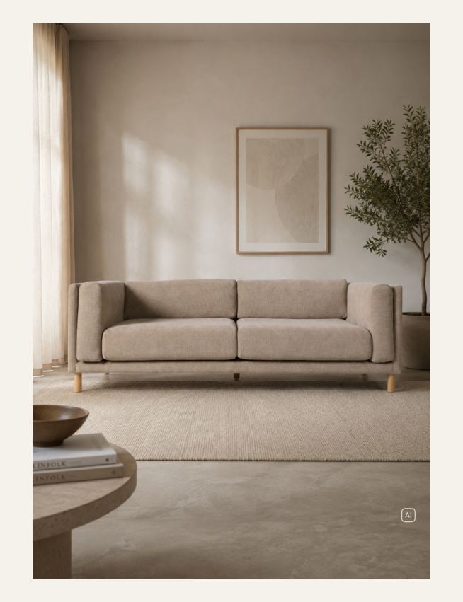 3 seter sofa taupe - 2