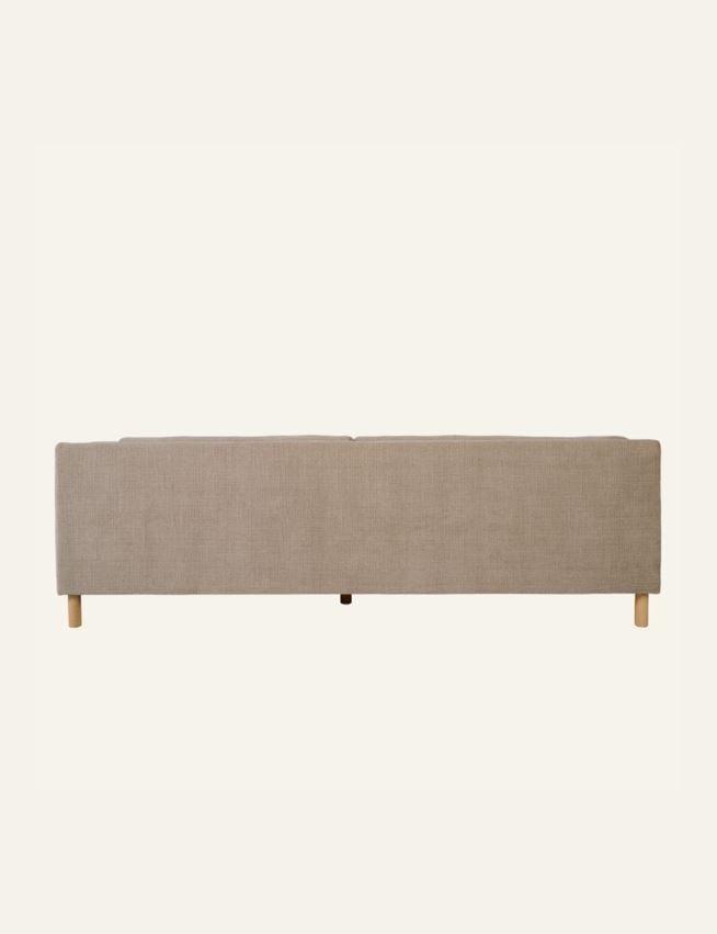 3 seter sofa taupe - 4