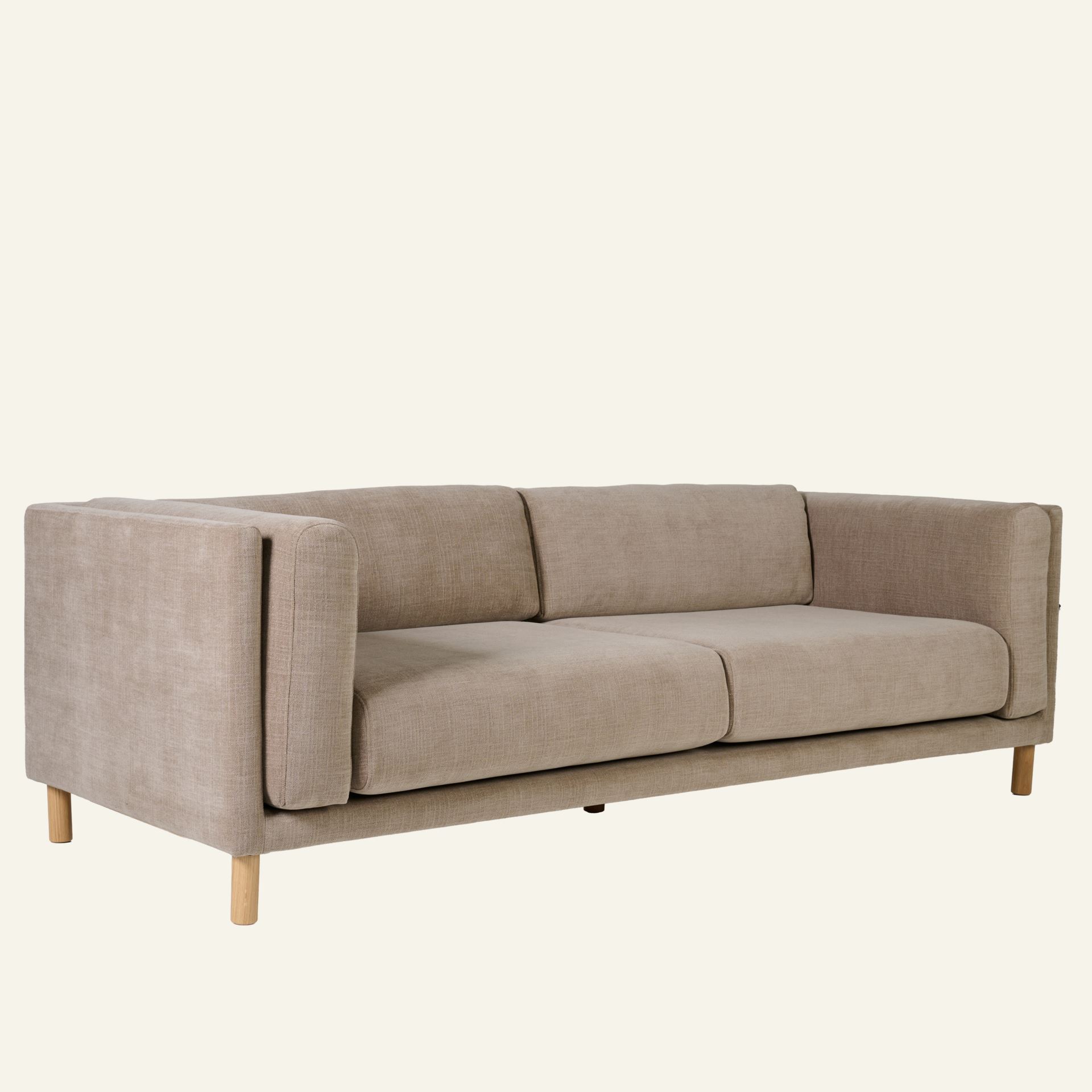 3 seter sofa taupe - 3