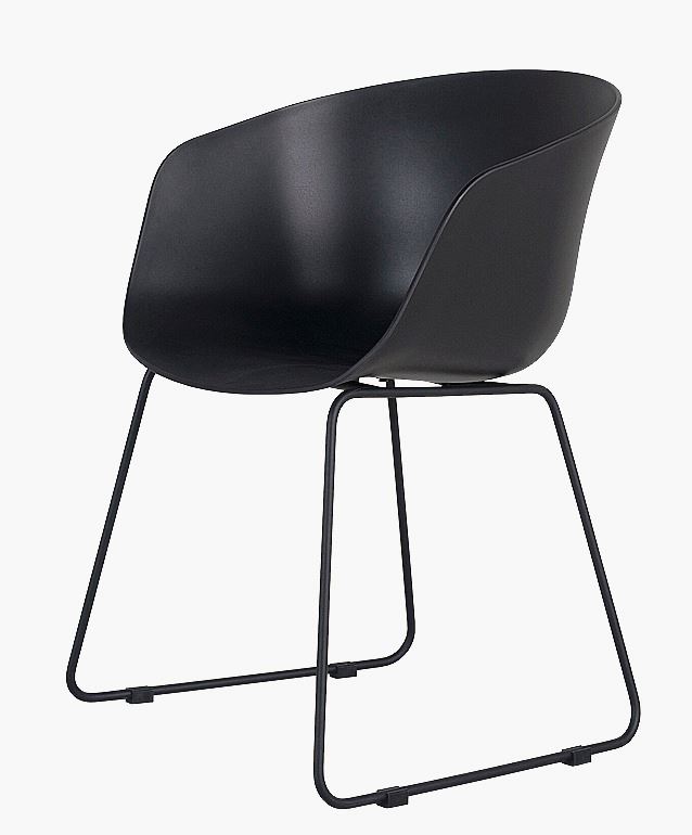 Spisestuestol svart - 55x52x79 cm svart - 1