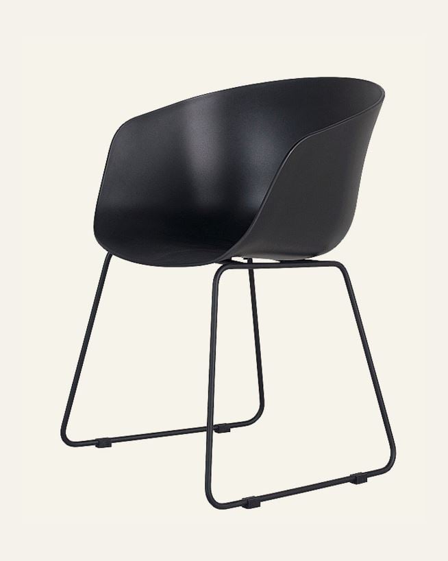Spisestuestol svart - 55x52x79 cm svart - 1