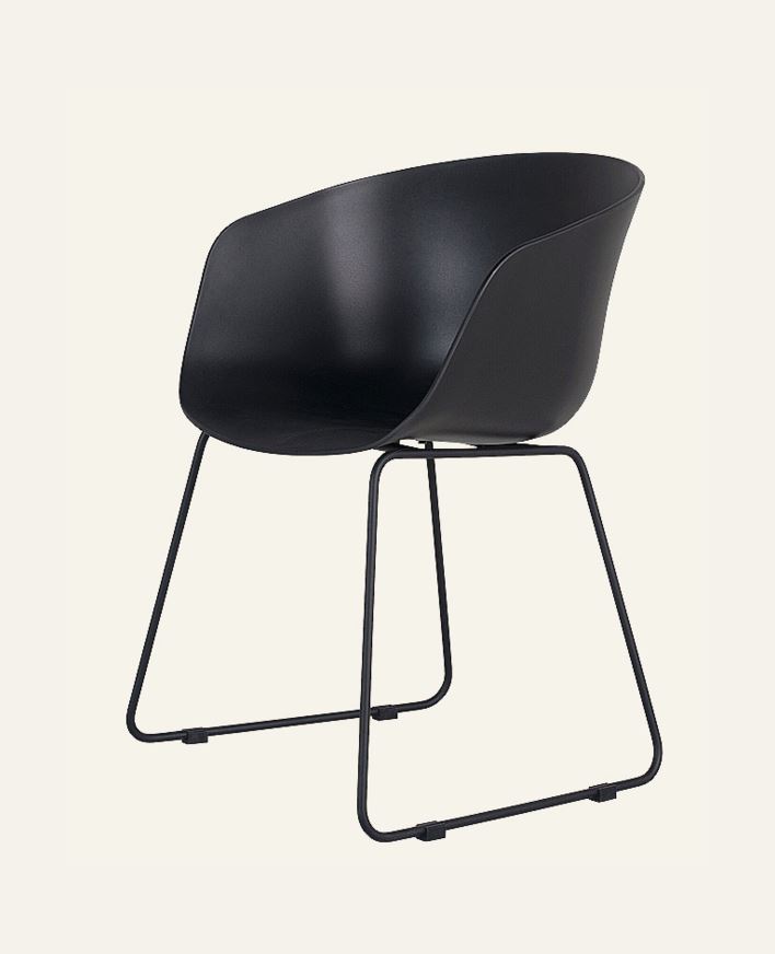 Spisestuestol svart - 55x52x79 cm svart - 1