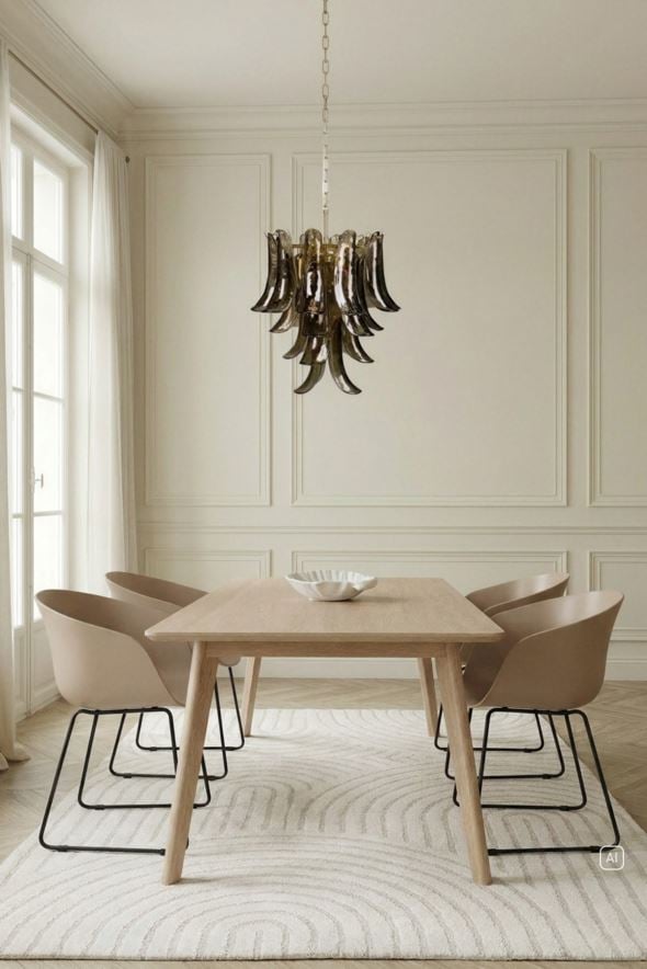 Spisestuestol beige - 2