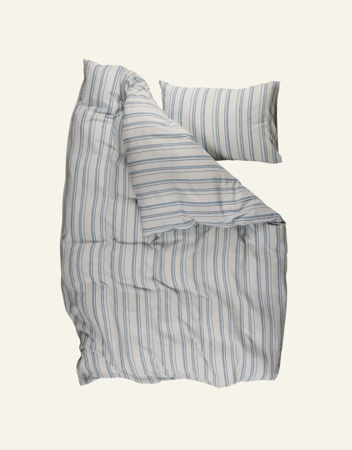 Krepp sengesett blå - 3