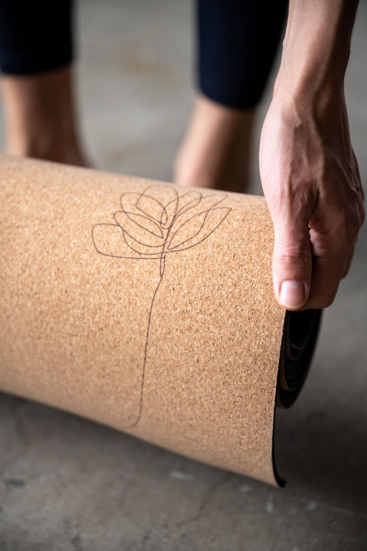 Yoga matte natur - 5