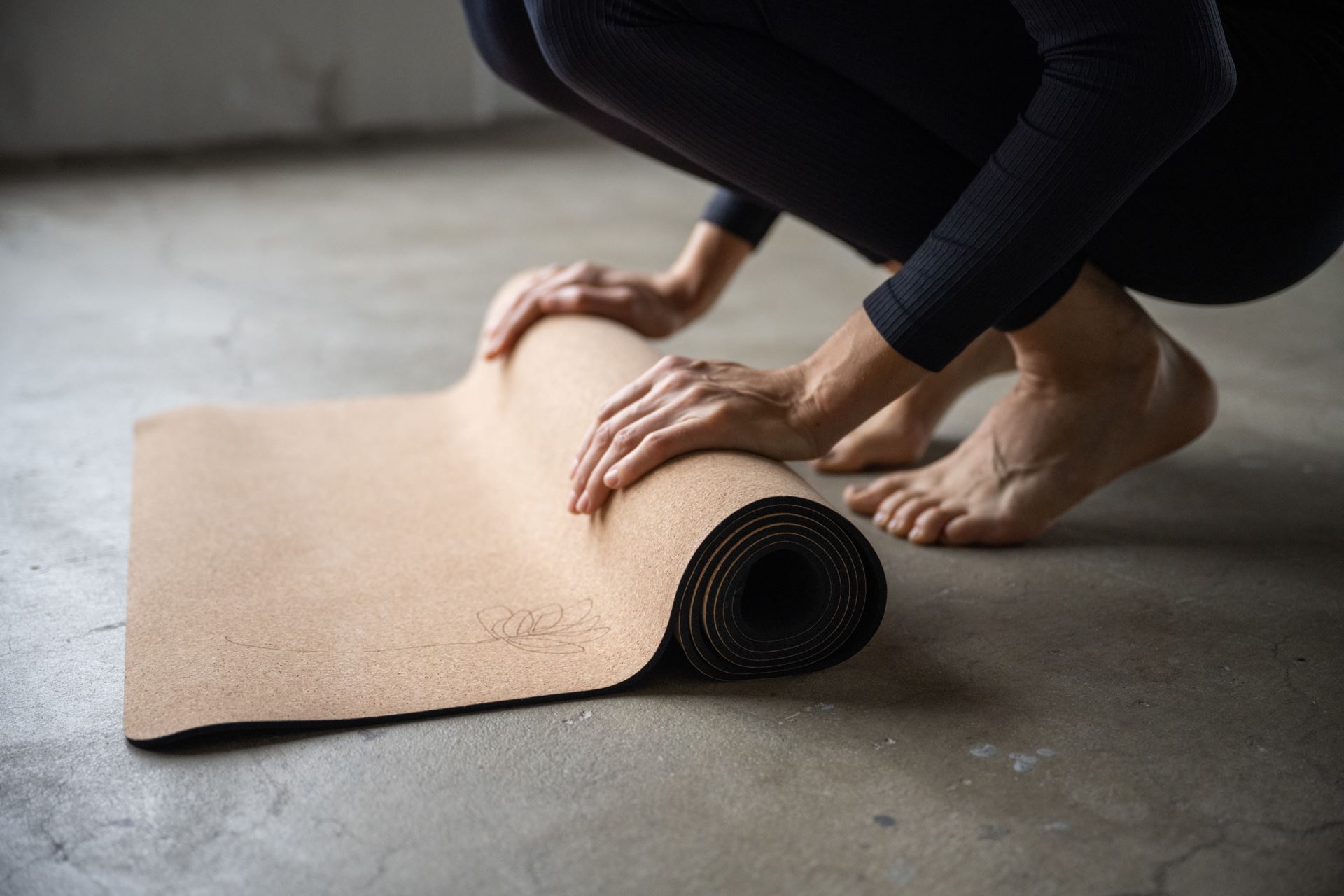 Yoga matte natur - 2