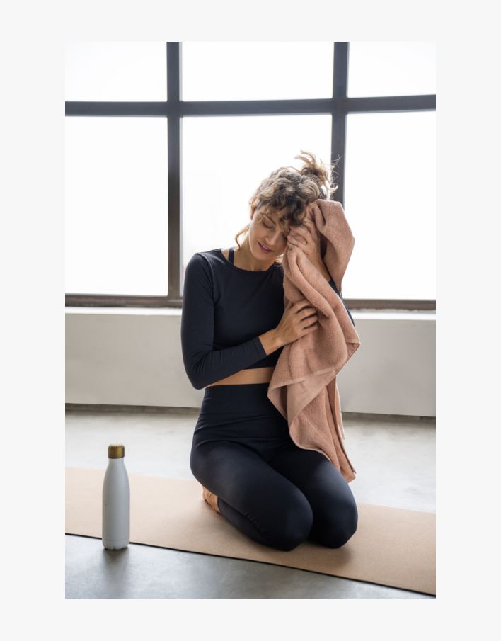 Håndkle pudderrosa - 60x180 cm pudderrosa - 1