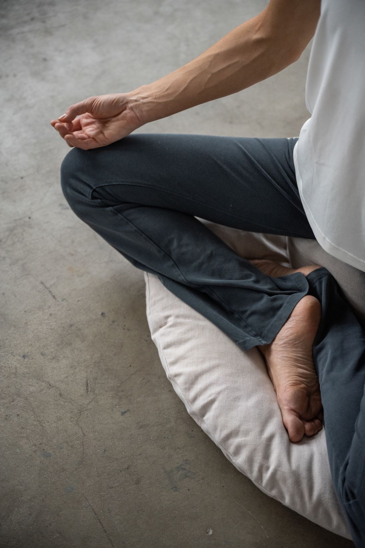 Meditasjonspute lys beige - 2