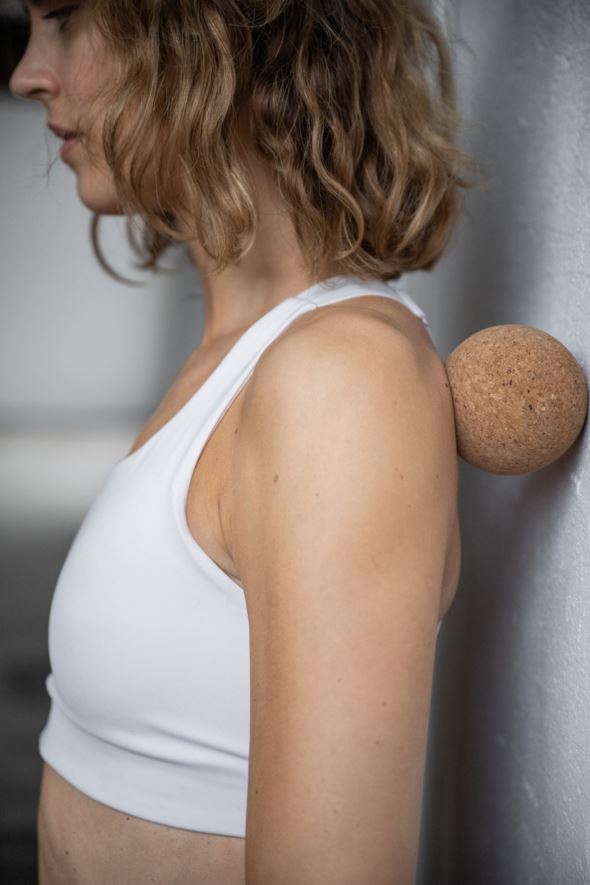 Enkel massasjeball  natur - 3