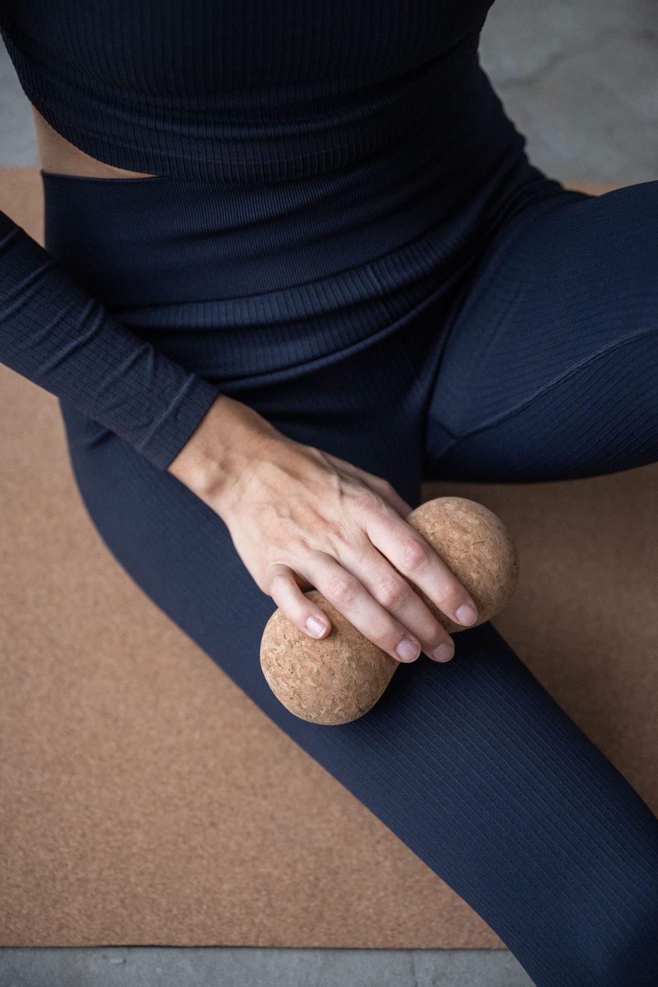 Dobbel massasjeball natur - 4