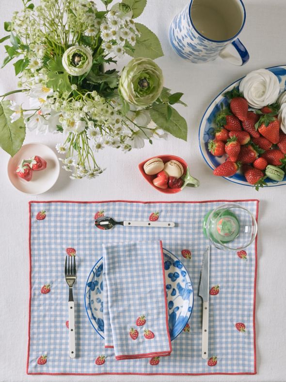 Tallerken lys blå - 2