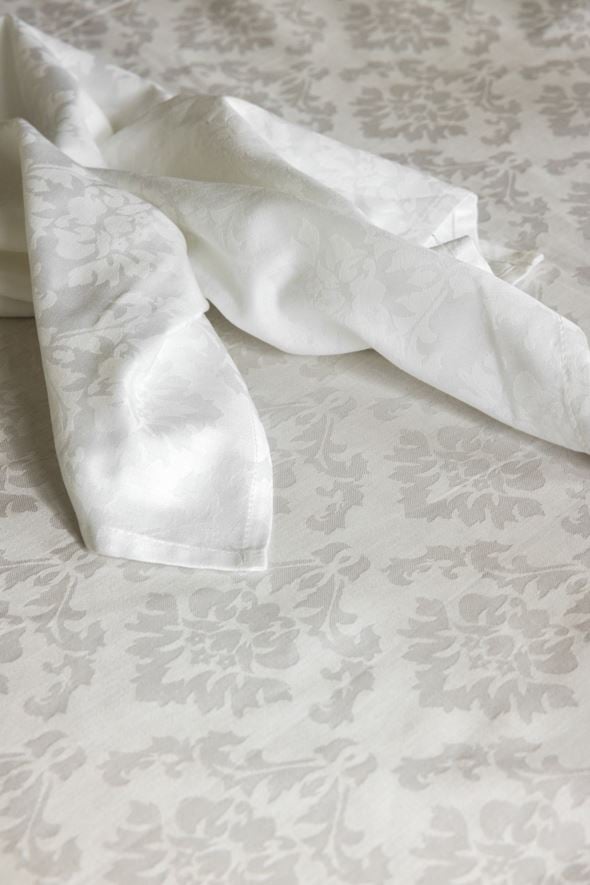 2pk tøyserviett hvit - 5