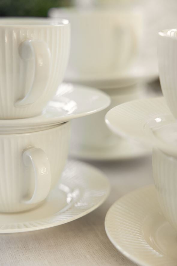 Kopp m/ skål hvit - 2