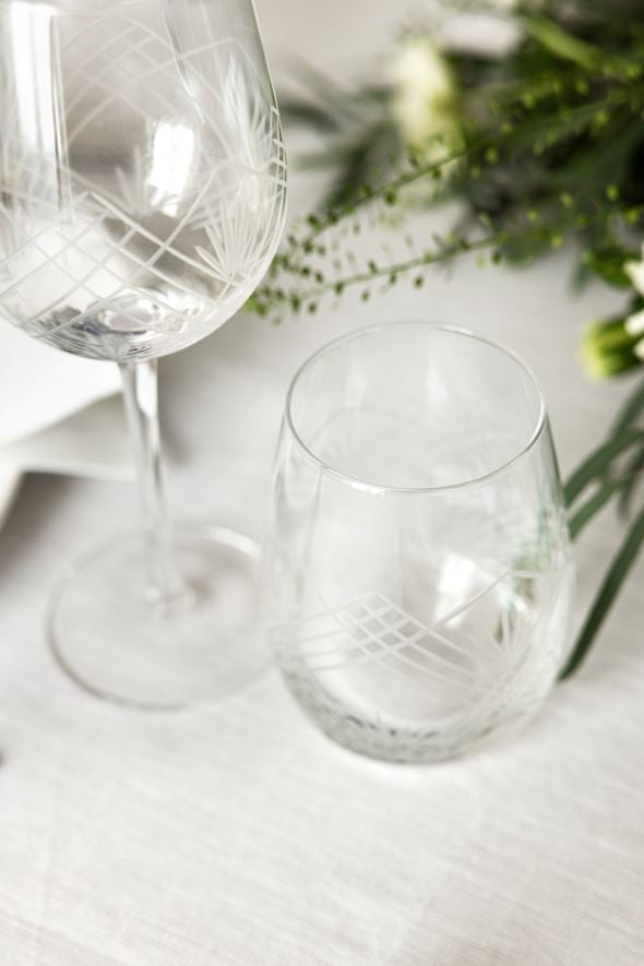 Rødvinsglass transparent - 5