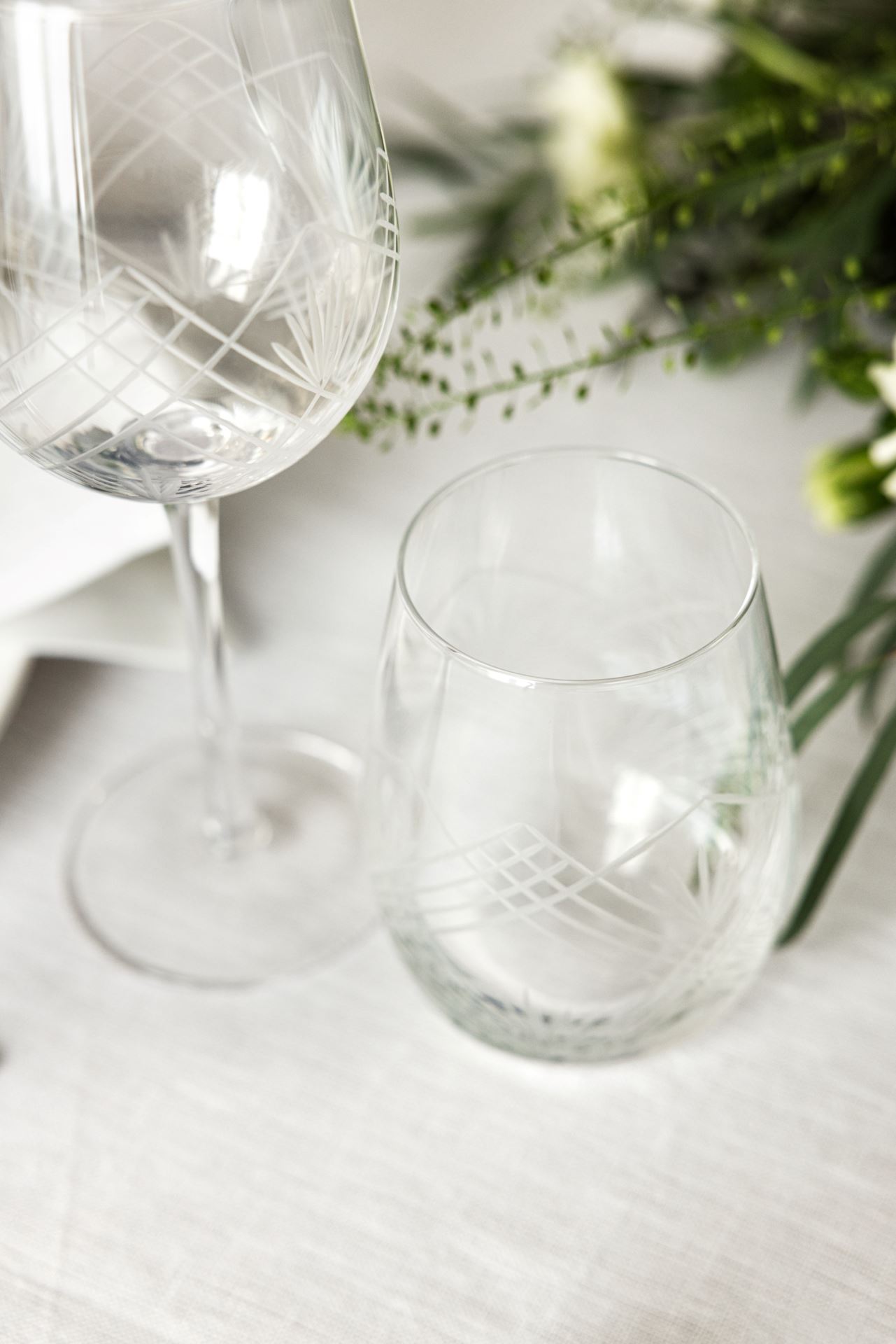 Rødvinsglass transparent - 5