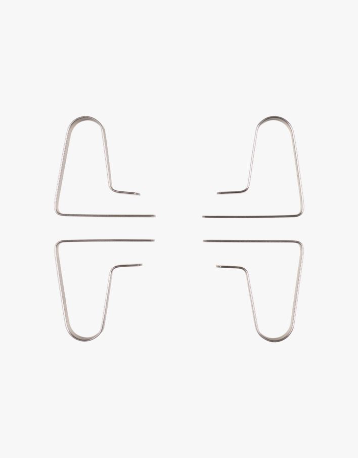 Bordklype stål - 4,6x4,6 cm stål - 1