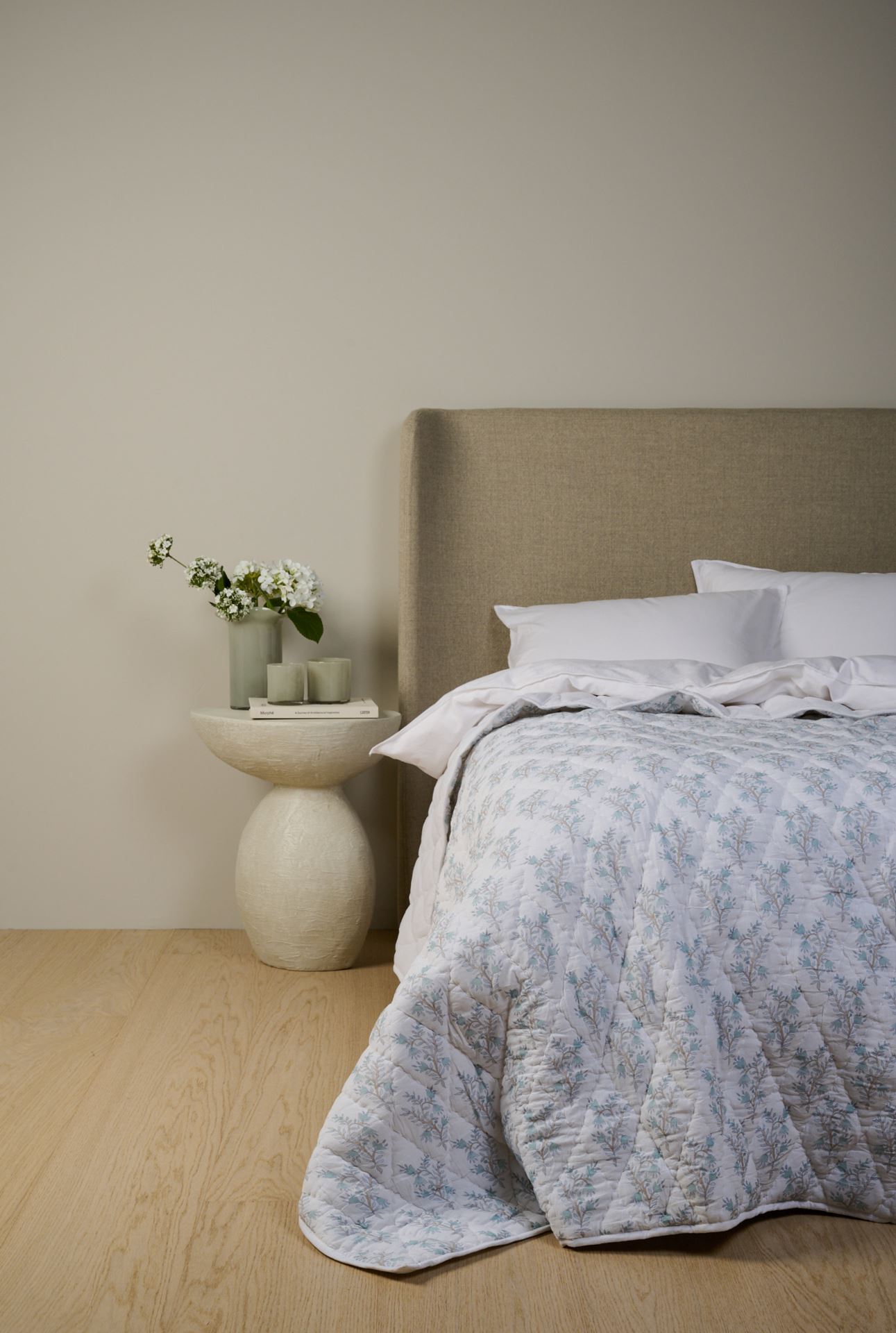 Sengeteppe lys blå - 3