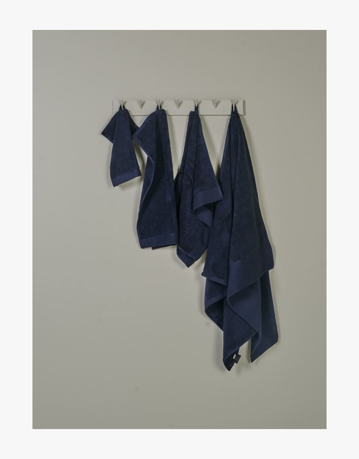 Badehåndkle blå - 80x150 cm blå - 1