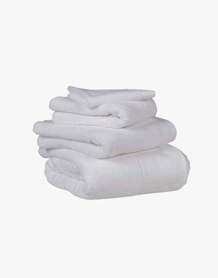 Badehåndkle hvit - 80x150 cm hvit - 1