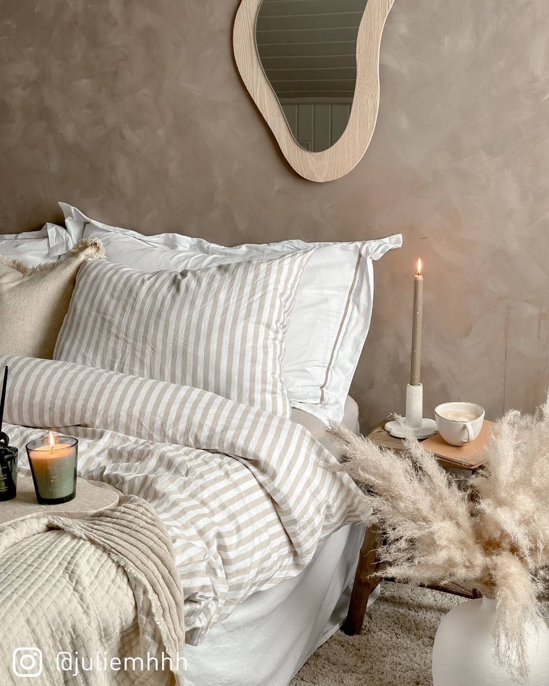 Bomull sengesett beige - 5