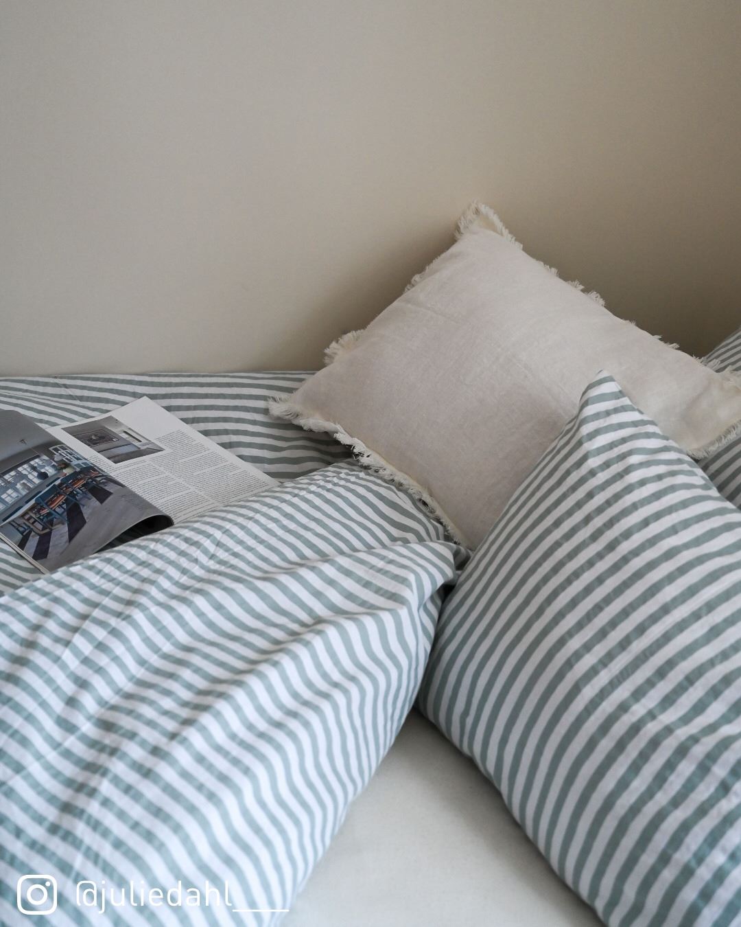 Bomull sengesett blå - 2