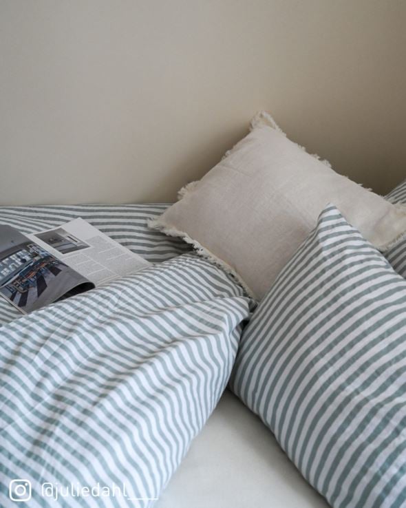 Bomull sengesett blå - 2