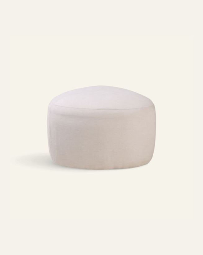Puff krem - 65x65x38 cm krem - 1